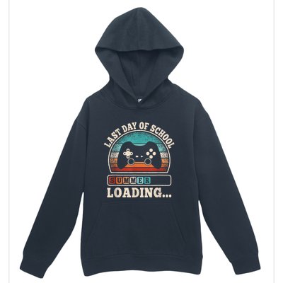 Funny Last Day Of School Gaming Teacher Student Urban Pullover Hoodie