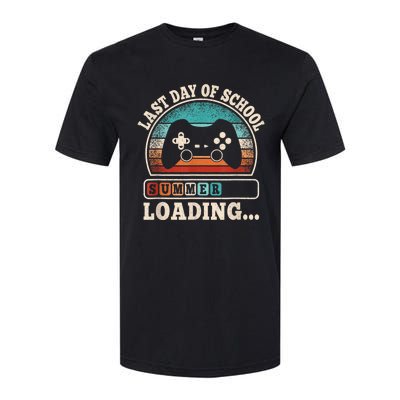 Funny Last Day Of School Gaming Teacher Student Softstyle CVC T-Shirt