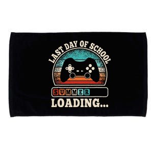 Funny Last Day Of School Gaming Teacher Student Microfiber Hand Towel