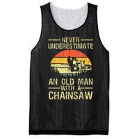 Funny Lumberjack Design For Dad Logger Arborist Chainsaw Mesh Reversible Basketball Jersey Tank