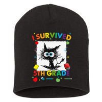 Funny Last Day Of Fifth 5th Grade I Survived Fifth 5th Grade Short Acrylic Beanie