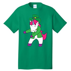 Flossing Leprechaun Design Irish Unicorn Gift Tall T-Shirt