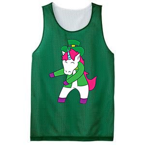 Flossing Leprechaun Design Irish Unicorn Gift Mesh Reversible Basketball Jersey Tank