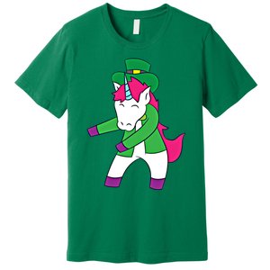 Flossing Leprechaun Design Irish Unicorn Gift Premium T-Shirt