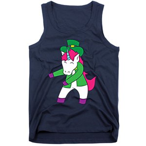 Flossing Leprechaun Design Irish Unicorn Gift Tank Top