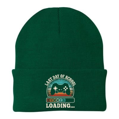 Funny Last Day Of School Gaming Teacher Student Knit Cap Winter Beanie