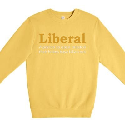 Funny Liberal Democratic Party Conservative Premium Crewneck Sweatshirt