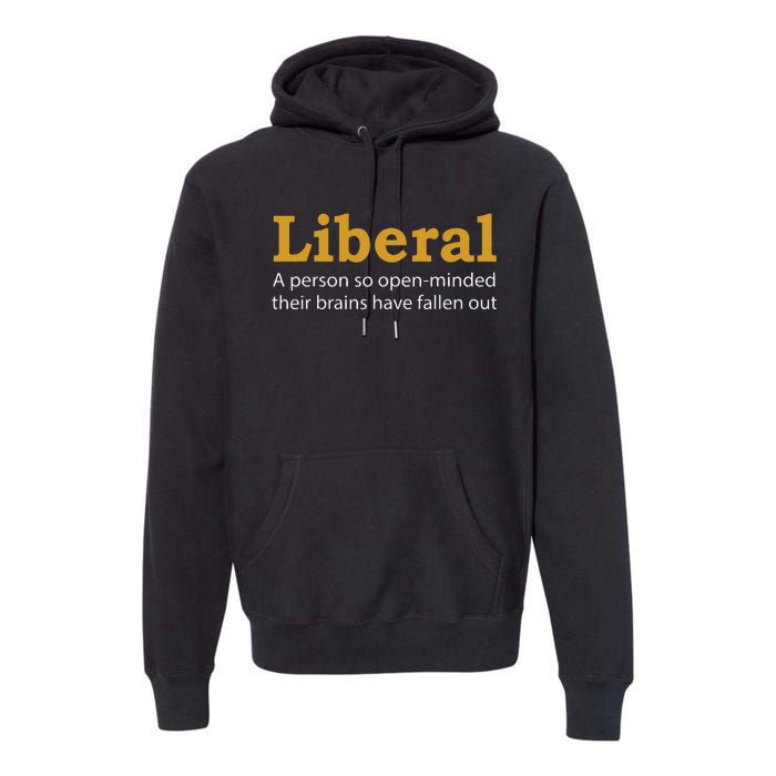 Funny Liberal Democratic Party Conservative Premium Hoodie