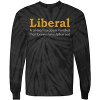 Funny Liberal Democratic Party Conservative Tie-Dye Long Sleeve Shirt