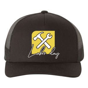 Funny Labor Day Gift Yupoong Adult 5-Panel Trucker Hat