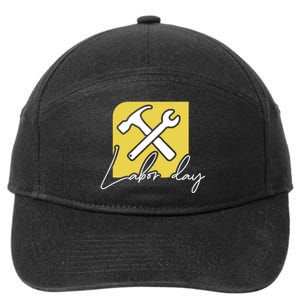 Funny Labor Day Gift 7-Panel Snapback Hat