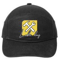 Funny Labor Day Gift 7-Panel Snapback Hat