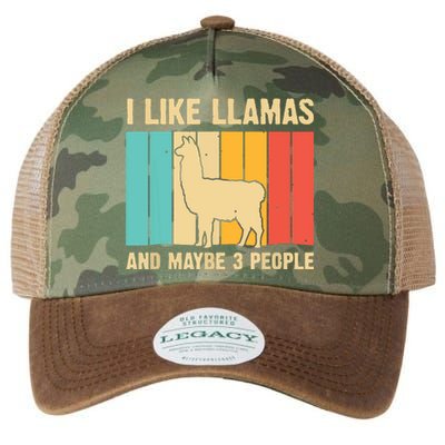 Funny Llama Design For Alpaca Lover Farming Legacy Tie Dye Trucker Hat