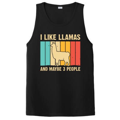 Funny Llama Design For Alpaca Lover Farming PosiCharge Competitor Tank