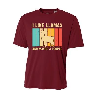 Funny Llama Design For Alpaca Lover Farming Performance Sprint T-Shirt