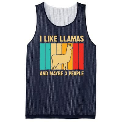 Funny Llama Design For Alpaca Lover Farming Mesh Reversible Basketball Jersey Tank