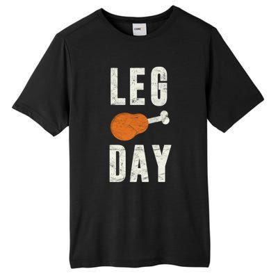 Fun Leg Day Thanksgiving Funny Gift Pilgrim Costume Turkey Day Gift Tall Fusion ChromaSoft Performance T-Shirt