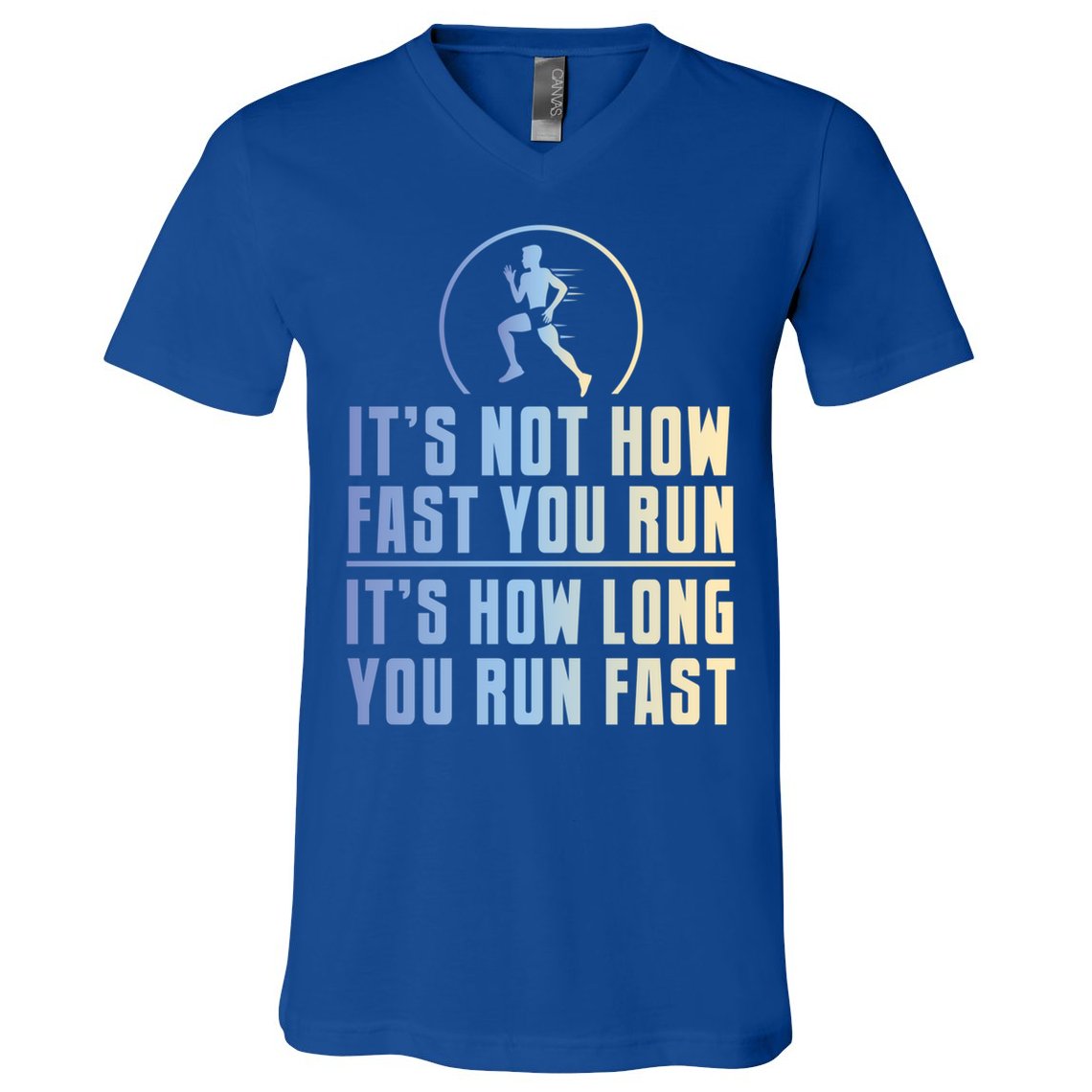 Funny Long Distance Runner Xc Coach Cross Country Gift Meaningful Gift V-Neck T-Shirt