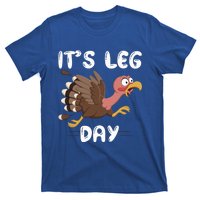 Funny Leg Day Pilgrim Thanksgiving Cotume Fast Turkey Run Cool Gift T-Shirt