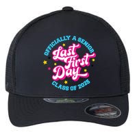 First Last Day Of School Officially A Senior Class Of 2025 Flexfit Unipanel Trucker Cap
