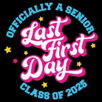 First Last Day Of School Officially A Senior Class Of 2025 Drawstring Bag