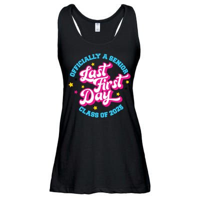 First Last Day Of School Officially A Senior Class Of 2025 Ladies Essential Flowy Tank