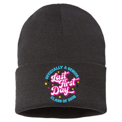 First Last Day Of School Officially A Senior Class Of 2025 Sustainable Knit Beanie
