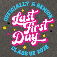 First Last Day Of School Officially A Senior Class Of 2025 Cotton Canvas Backpack
