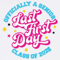 First Last Day Of School Officially A Senior Class Of 2025 Garment-Dyed Sweatshirt