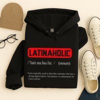 Funny Latinaholic Dictionary Definition For Latina Pride Hoodie
