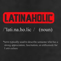 Funny Latinaholic Dictionary Definition For Latina Pride Golf Towel