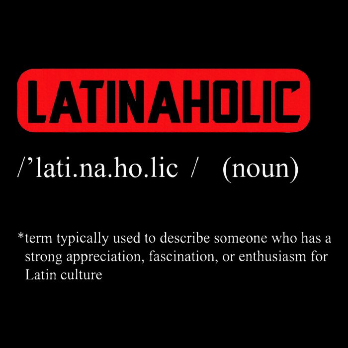 Funny Latinaholic Dictionary Definition For Latina Pride Crop Top