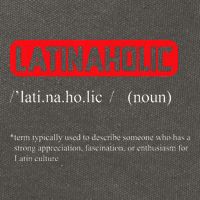 Funny Latinaholic Dictionary Definition For Latina Pride Cotton Canvas Backpack