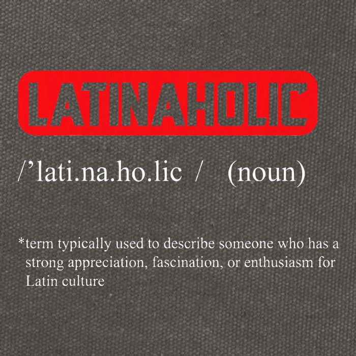 Funny Latinaholic Dictionary Definition For Latina Pride Cotton Canvas Backpack