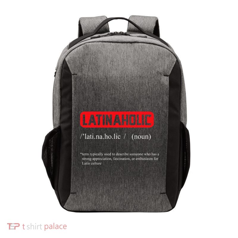 Funny Latinaholic Dictionary Definition For Latina Pride Vector Backpack