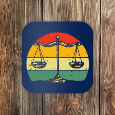 Funny Lawyer Design For Men Women Paralegal Attorney Lovers Coaster