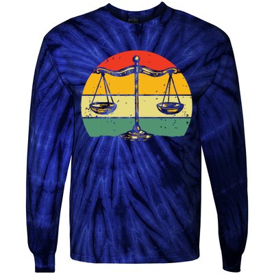 Funny Lawyer Design For Men Women Paralegal Attorney Lovers Tie-Dye Long Sleeve Shirt