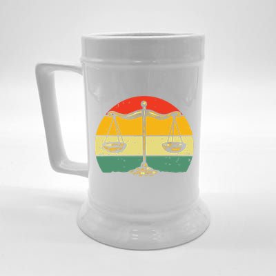 Funny Lawyer Design For Men Women Paralegal Attorney Lovers Beer Stein