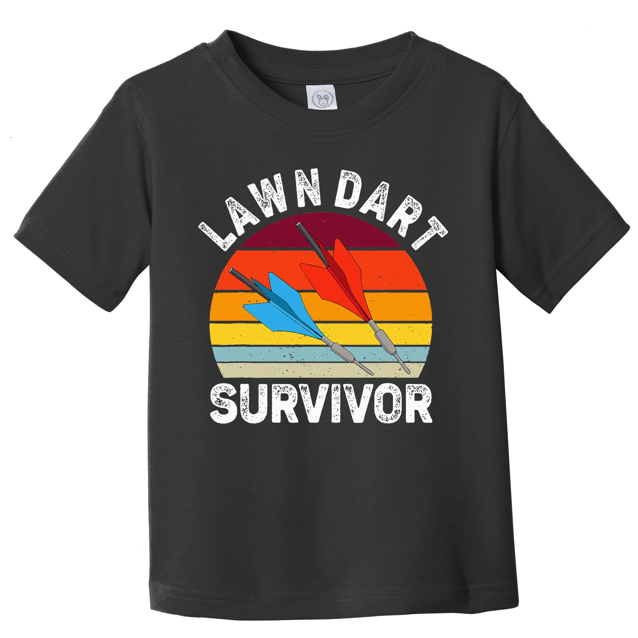 Funny Lawn Dart Survivor Retro Vintage Yard Darts Women Toddler T-Shirt