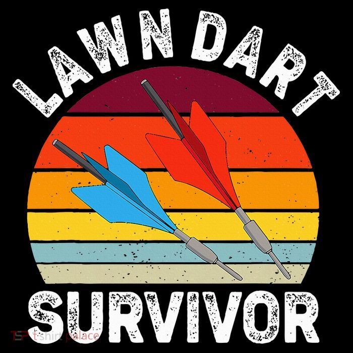 Funny Lawn Dart Survivor Retro Vintage Yard Darts Women Womens T-Shirt