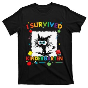 Funny Last Day Of Kindergarten I Survived Kindergarten T-Shirt