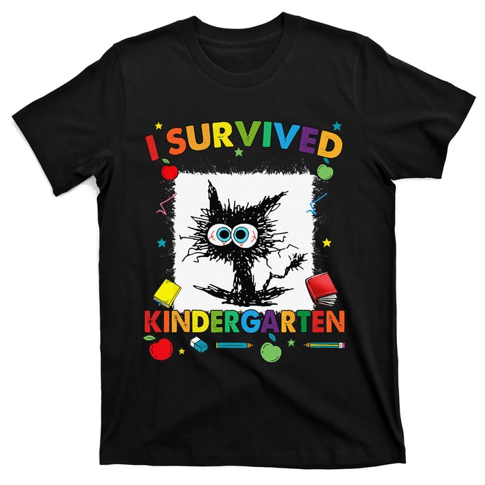 Funny Last Day Of Kindergarten I Survived Kindergarten T-Shirt