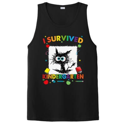 Funny Last Day Of Kindergarten I Survived Kindergarten PosiCharge Competitor Tank