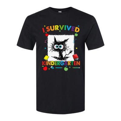 Funny Last Day Of Kindergarten I Survived Kindergarten Softstyle CVC T-Shirt