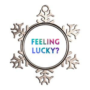 Feeling Lucky Dating Singles Expression Gift Metallic Star Ornament