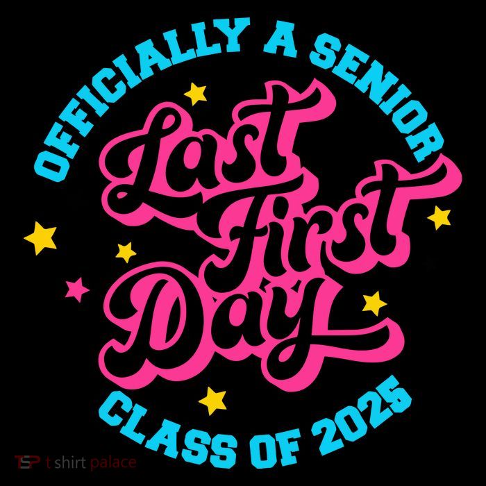 First Last Day Of School Officially A Senior Class Of 2025 Stripe Pom Pom Beanie
