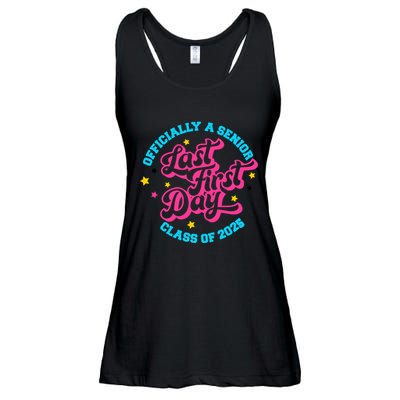 First Last Day Of School Officially A Senior Class Of 2025 Ladies Essential Flowy Tank