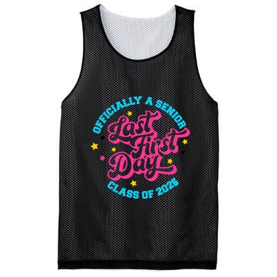 First Last Day Of School Officially A Senior Class Of 2025 Mesh Reversible Basketball Jersey Tank