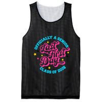 First Last Day Of School Officially A Senior Class Of 2025 Mesh Reversible Basketball Jersey Tank