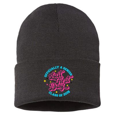 First Last Day Of School Officially A Senior Class Of 2025 Sustainable Knit Beanie